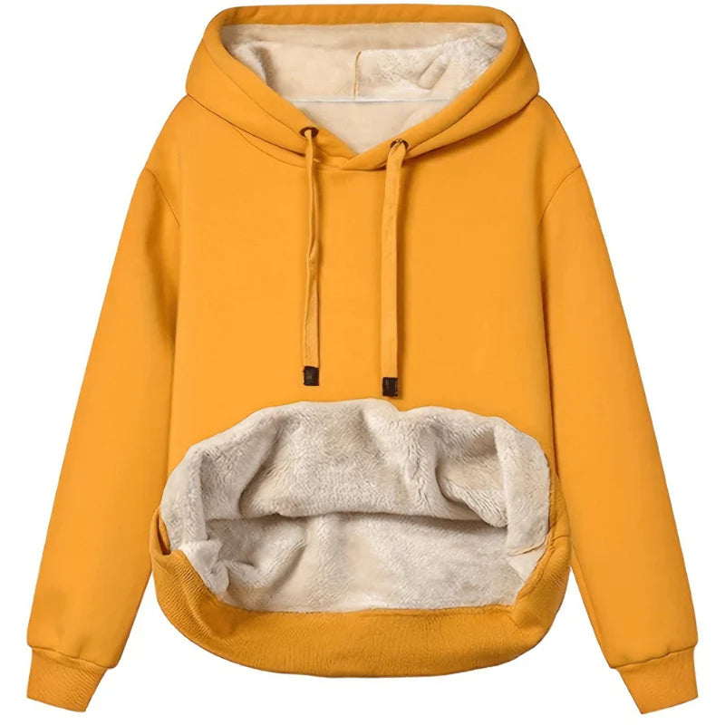Babette -  Sudadera Polar Con Capucha Suave y Cálida