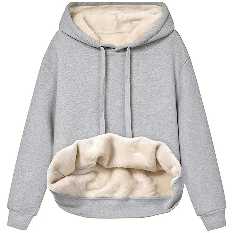 Babette -  Sudadera Polar Con Capucha Suave y Cálida
