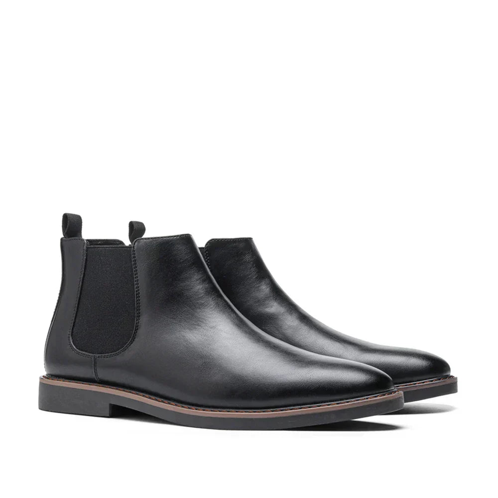 Gianluca - Botas de Piel Brillante