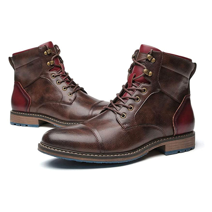 Bjarni - Botas Oxford de Piel de Primera Calidad Hechas a Mano