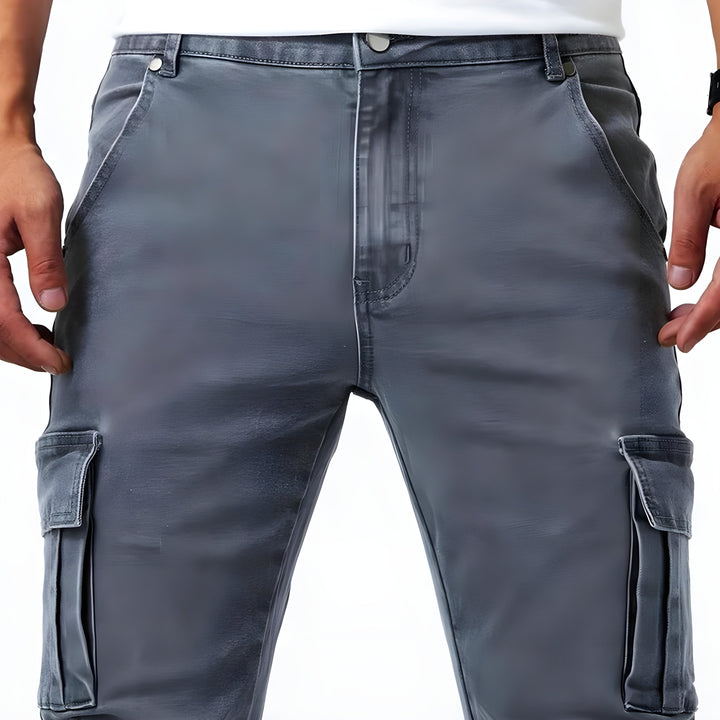 Bartosz - Pantalones Cargo Vaqueros Elásticos
