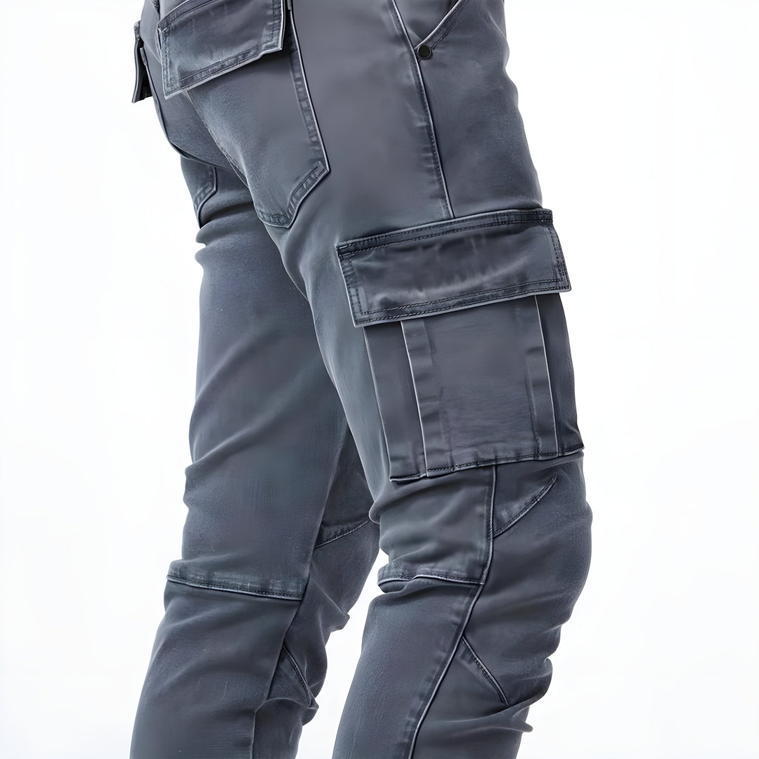 Bartosz - Pantalones Cargo Vaqueros Elásticos