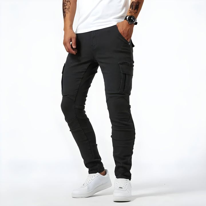 Bartosz - Pantalones Cargo Vaqueros Elásticos