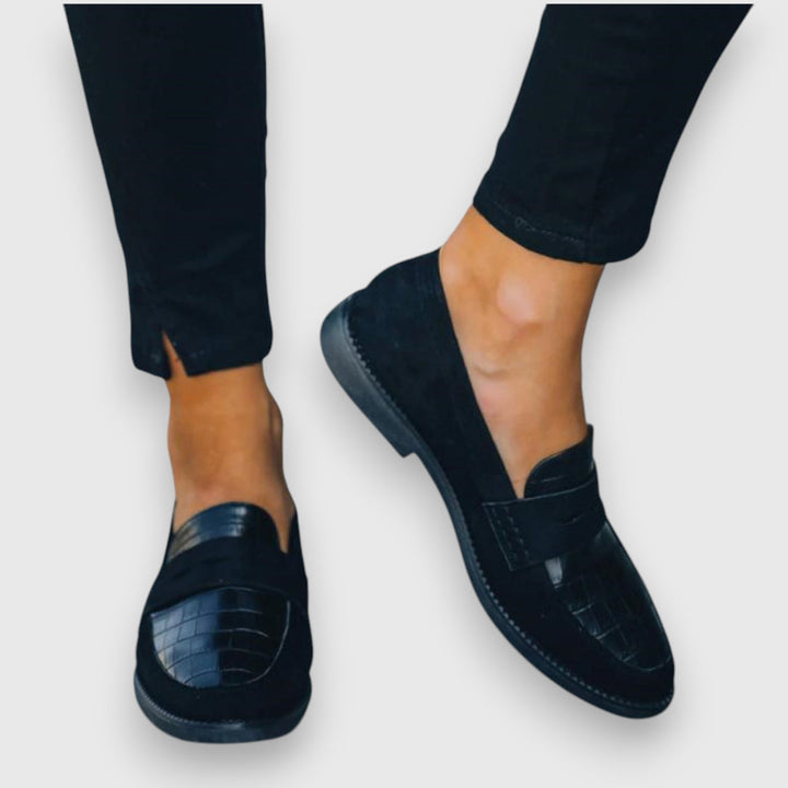 Liny - Mocasines Con Estampado De Cocodrilo