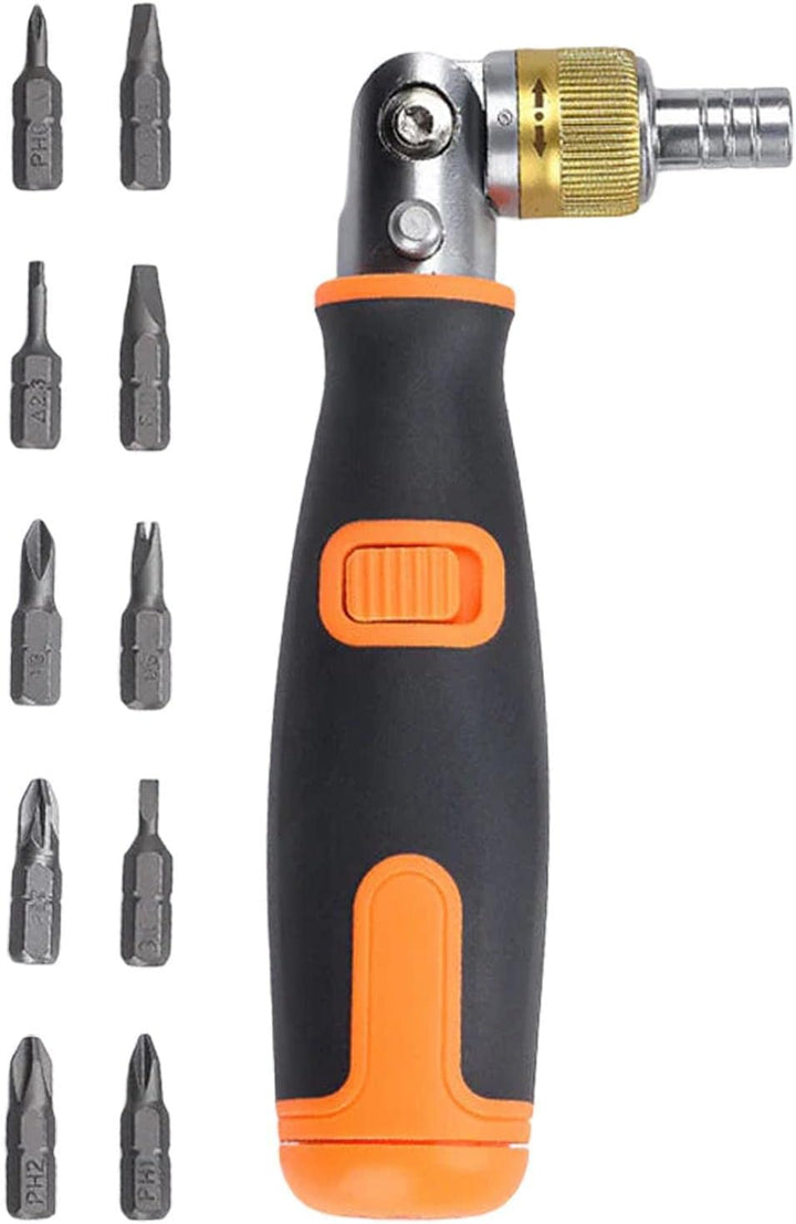 ToolFlex - Juego Completo de Destornilladores de Carraca Portátiles 10 en 1