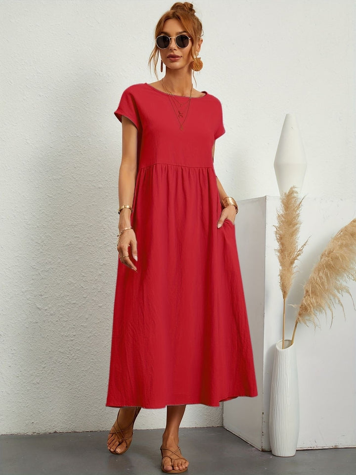 Jessica - Vestido Casual de Lino