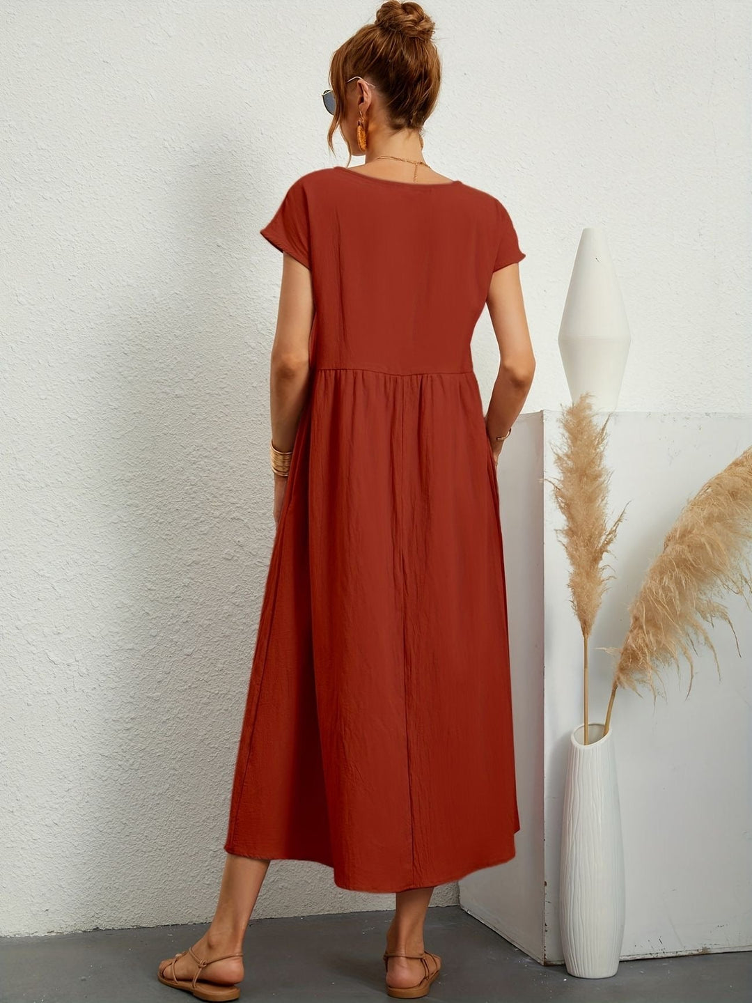 Jessica - Vestido Casual de Lino
