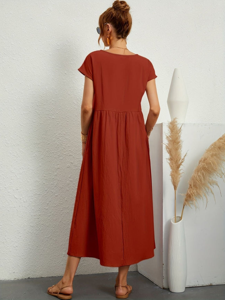 Jessica - Vestido Casual de Lino