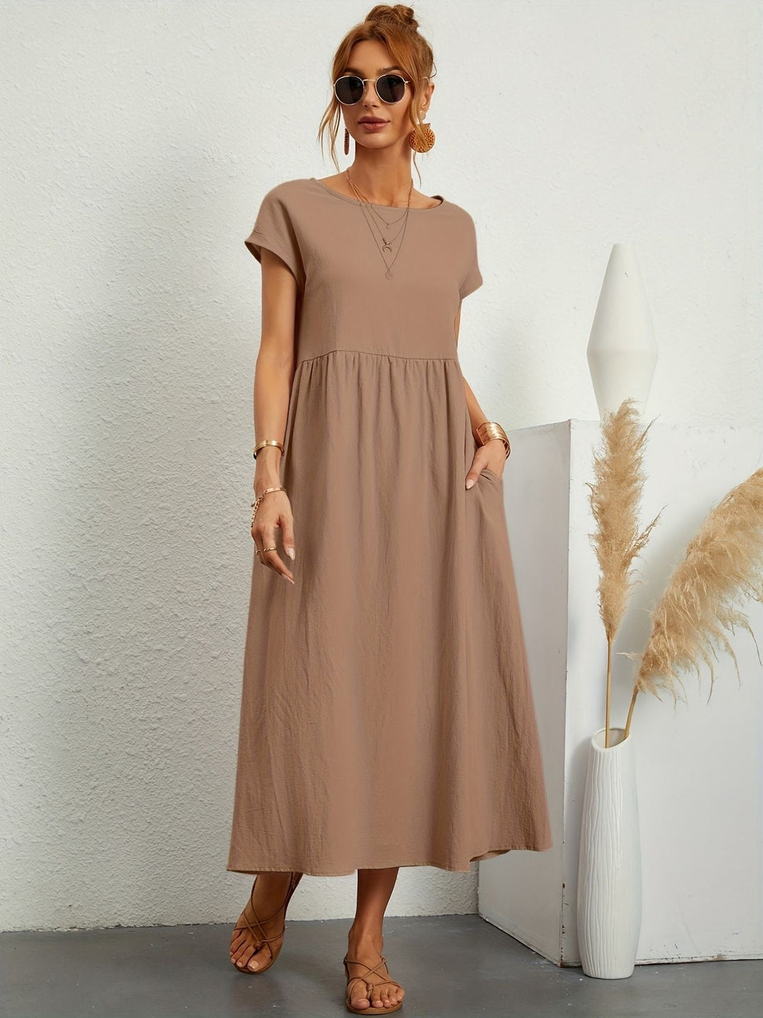 Jessica - Vestido Casual de Lino