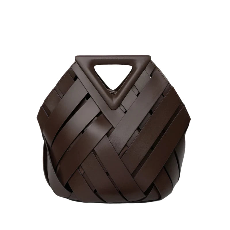 Vivetha - Bolso Cruzado con asa en Forma de Triángulo