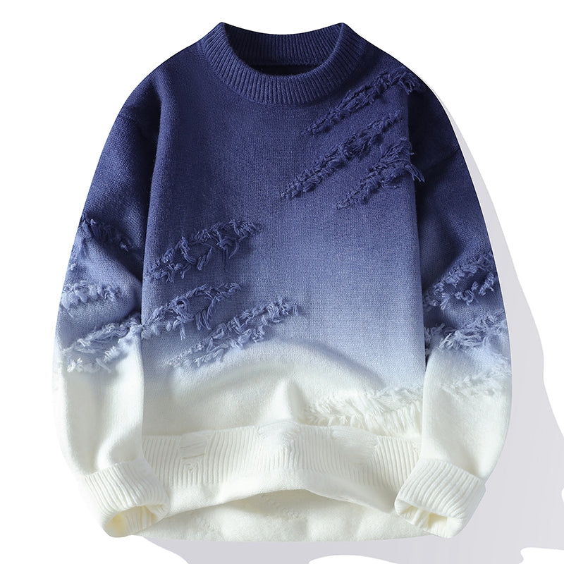 Wilfried - Jersey de Punto de Cuello Redondo