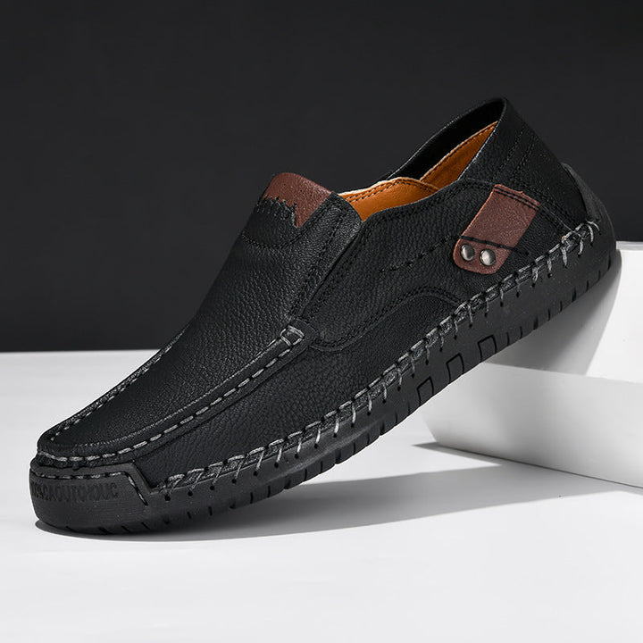 Elbert - Zapatos de Cuero con Suela Antideslizante