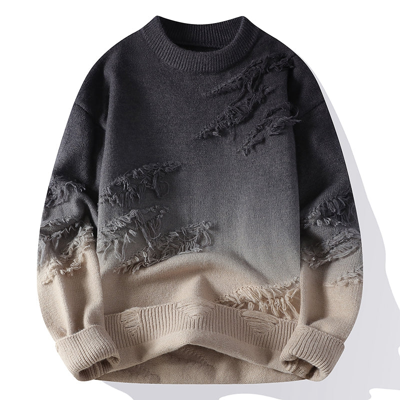 Wilfried - Jersey de Punto de Cuello Redondo
