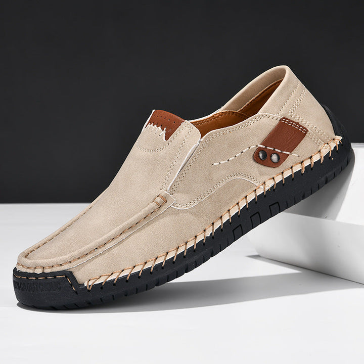 Elbert - Zapatos de Cuero con Suela Antideslizante