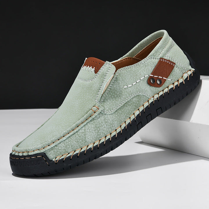 Elbert - Zapatos de Cuero con Suela Antideslizante