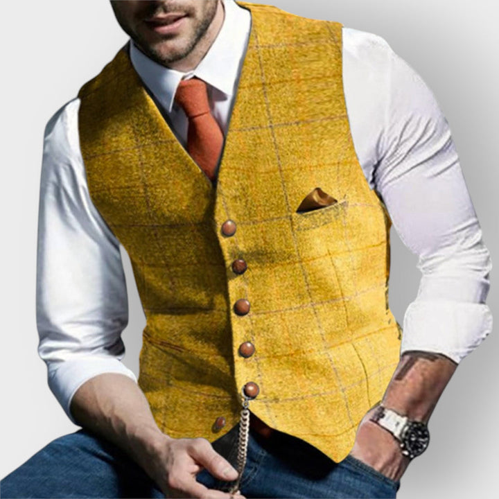 Chester - Chaleco Formal  Con Cuello En V