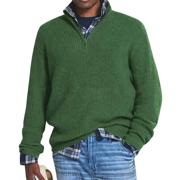 Cornelius - Jersey Con Cremallera De Estilo Informal y Cómodo