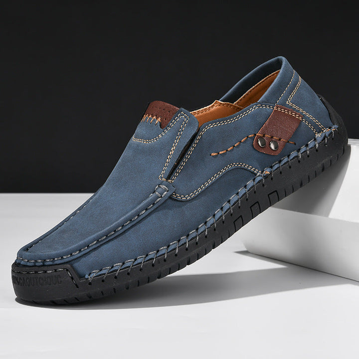Elbert - Zapatos de Cuero con Suela Antideslizante