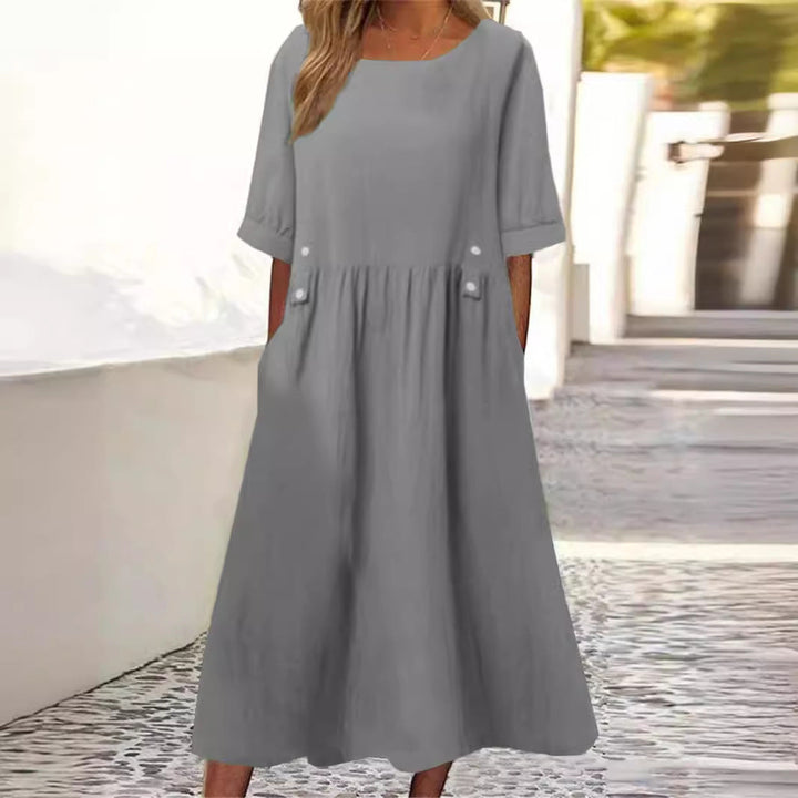 Norina - Vestido Veraniego de Lino y Algodón