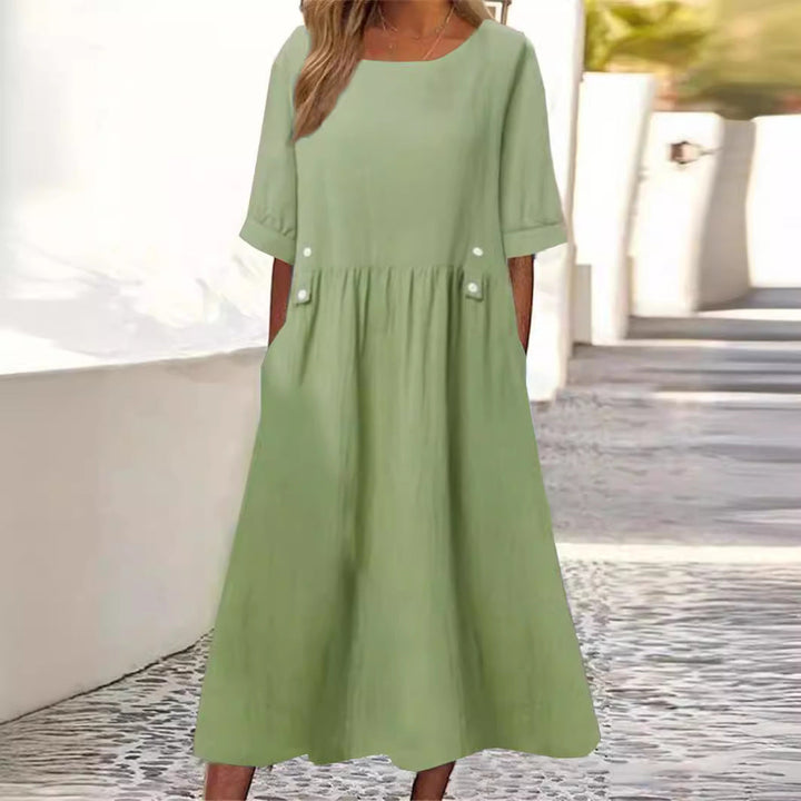 Norina - Vestido Veraniego de Lino y Algodón