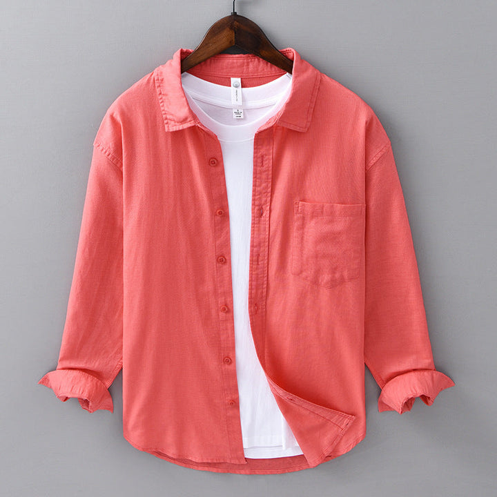 Johnson - Camisa De Lino Con Botones