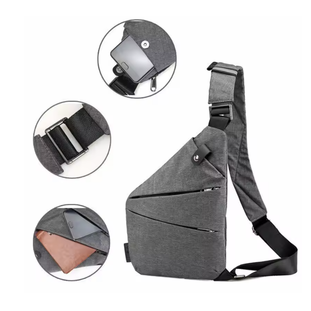 VaultPack - Bolsa de Hombro Antirrobo