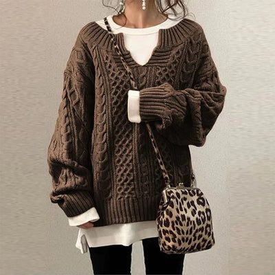 Zayla - Jersey De Punto Con Diseño De Cables