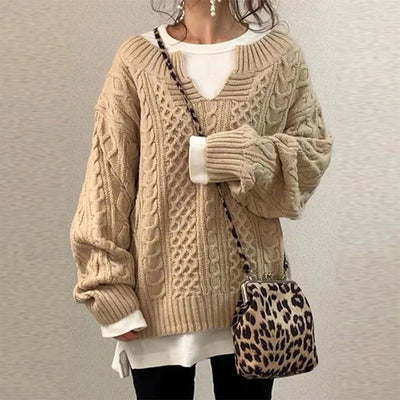 Zayla - Jersey De Punto Con Diseño De Cables