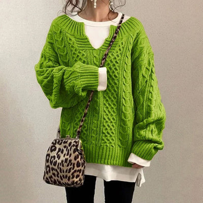Zayla - Jersey De Punto Con Diseño De Cables