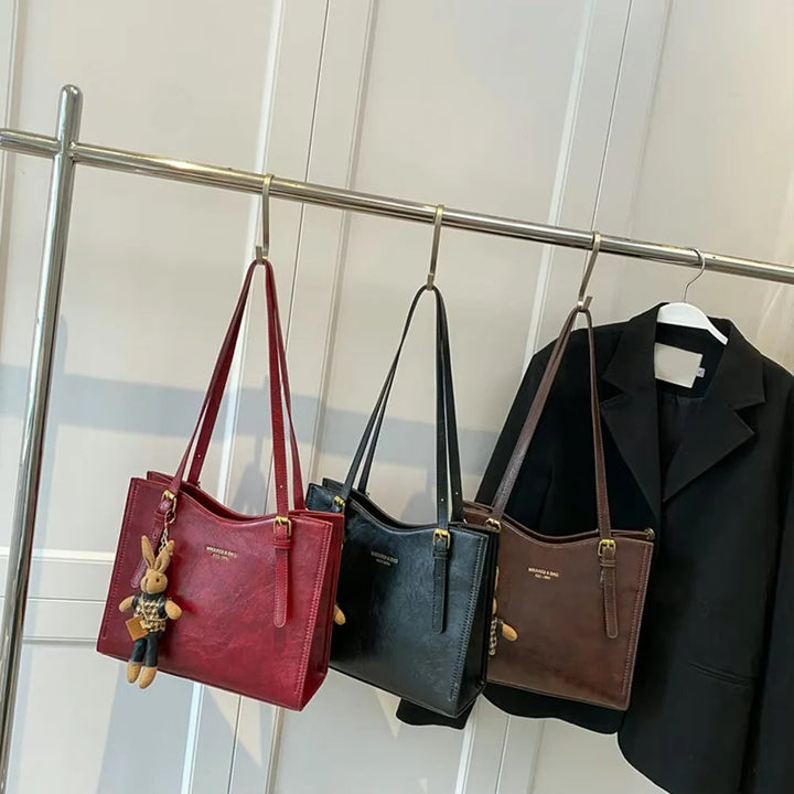 Lavina - Bolso de Hombro de Cuero vintage