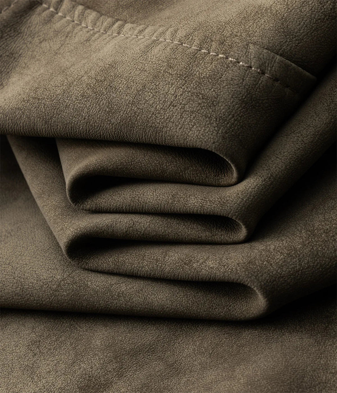 Theo – Chaqueta De Cuero Forrada De Lana