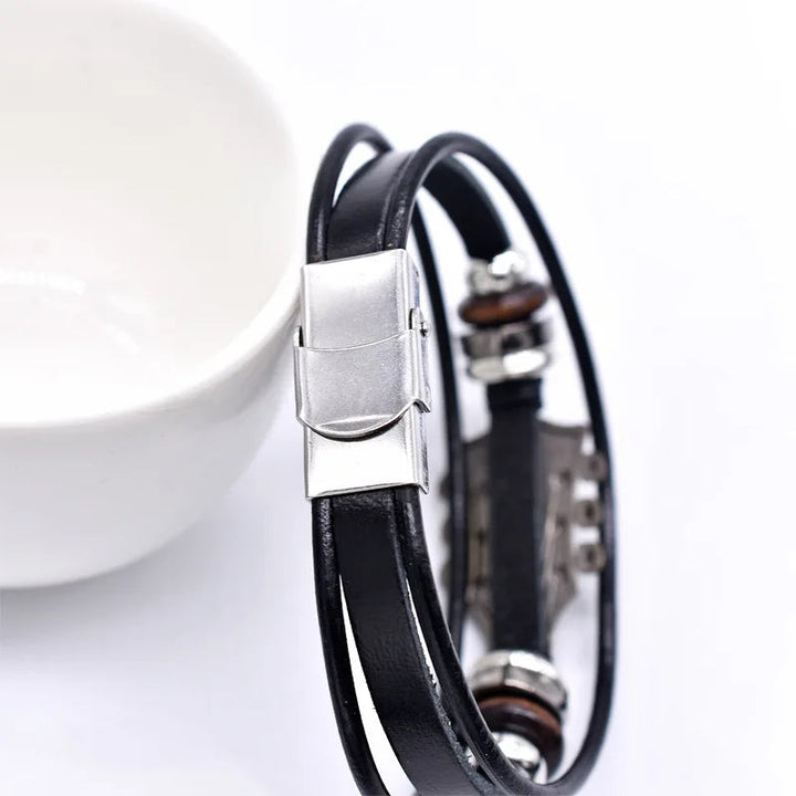 Guitarista - Pulsera De Cuero Para Guitarra