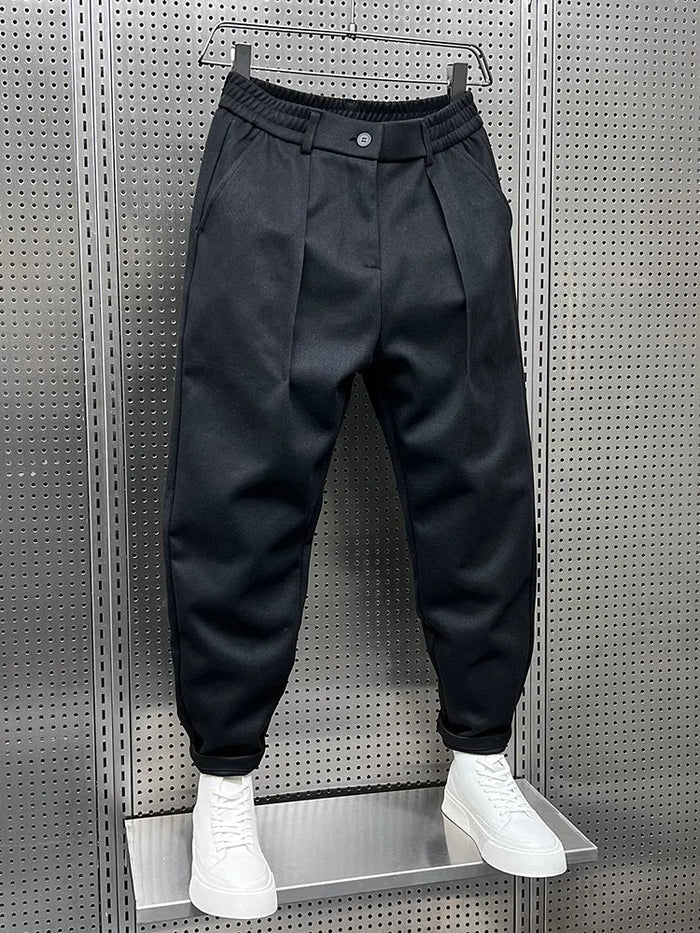 Mathieu - Elegante Pantalón Jaspeado