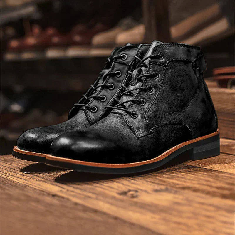Kevine - Botas de Piel Vintage