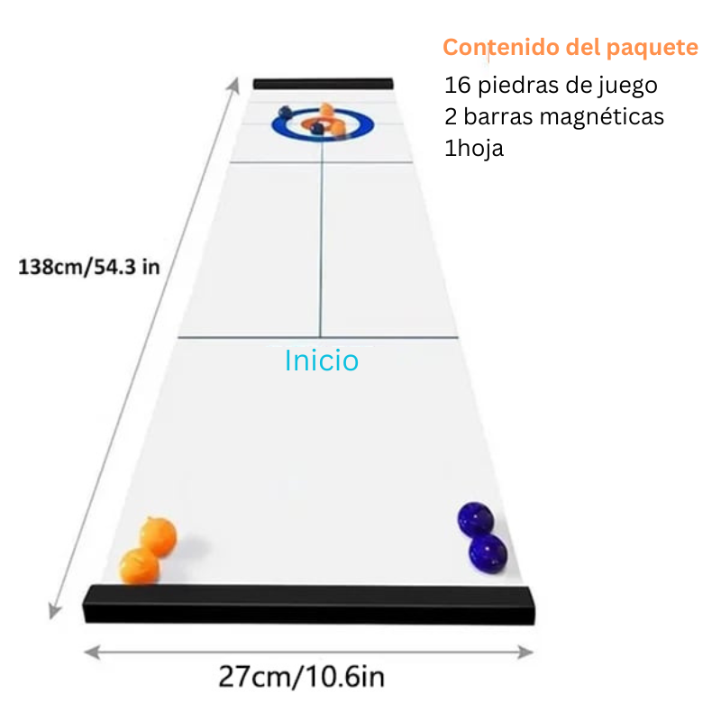 SlideStrike - Juego De Curling De Sobremesa