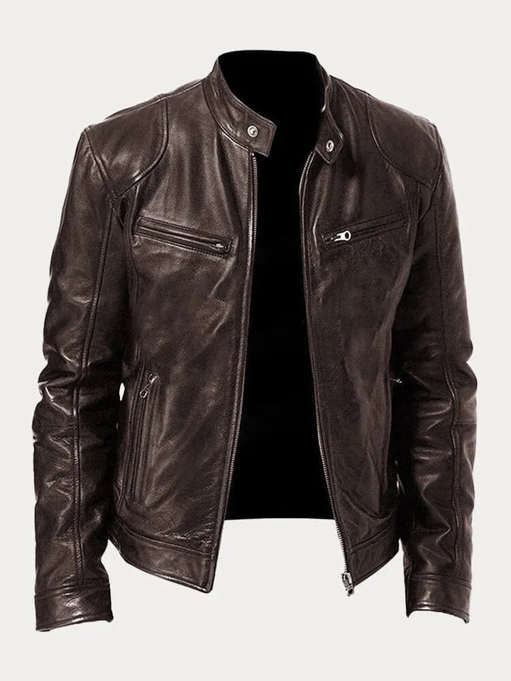 Chiron - Chaqueta De Cuero Informal