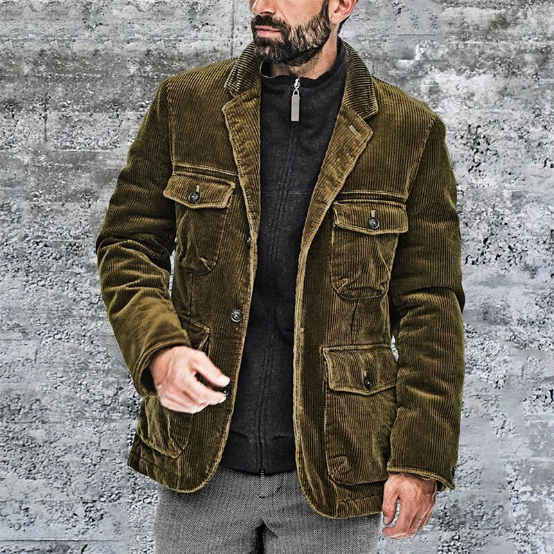 Lenial - Estilo vintage Chaqueta Cálida