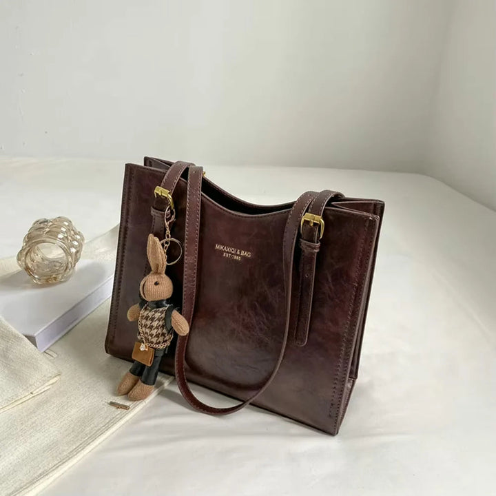 Lavina - Bolso de Hombro de Cuero vintage