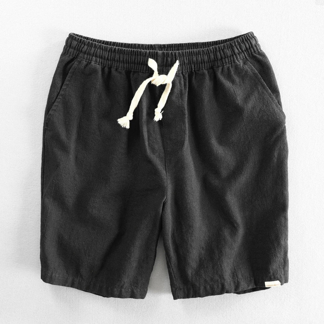Leo - Pantalones Cortos De Lino Informales