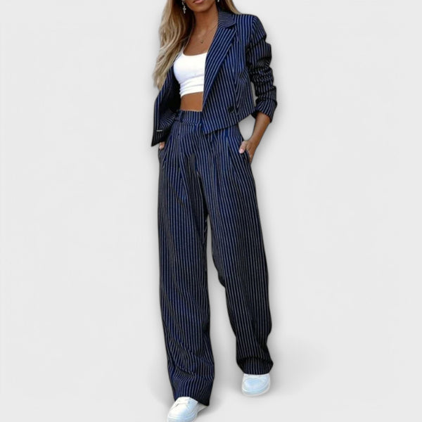 Narya - Elegante Conjunto a con Chaqueta y Pantalones