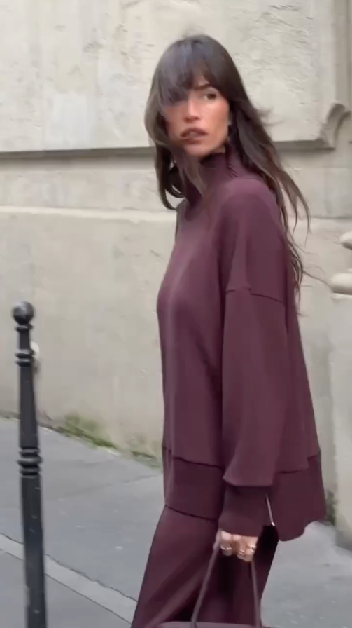 Helena - Conjunto de Punto Con Cuello Alto