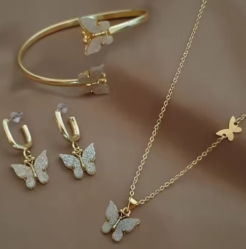 Vitoria - Conjunto de Joyas Mariposa Belle