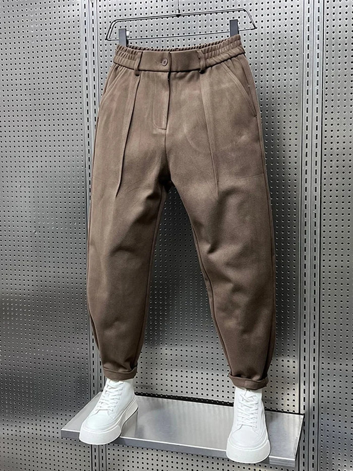 Mathieu - Elegante Pantalón Jaspeado