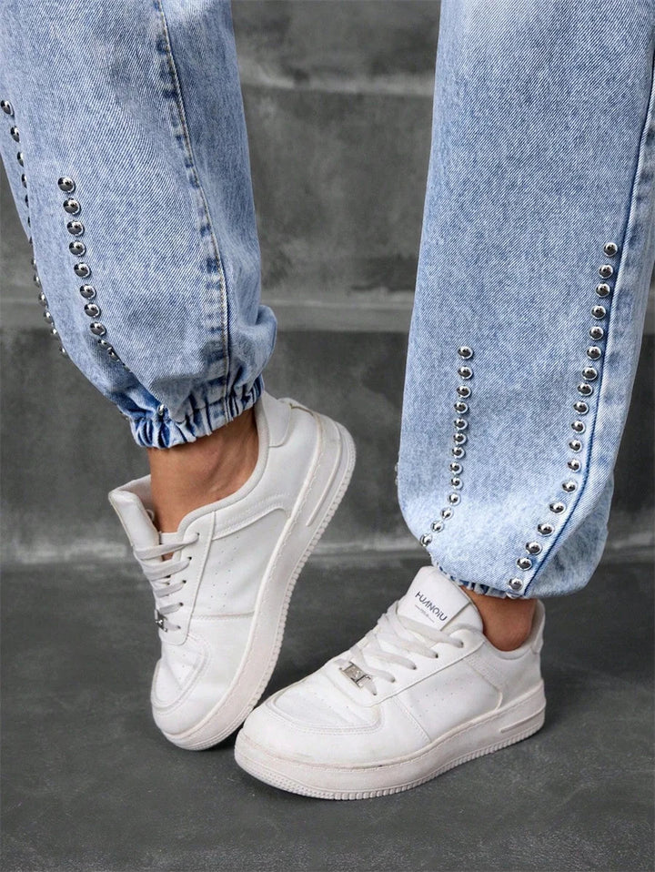 Friedel - Pantalones Vaqueros de Cintura Alta