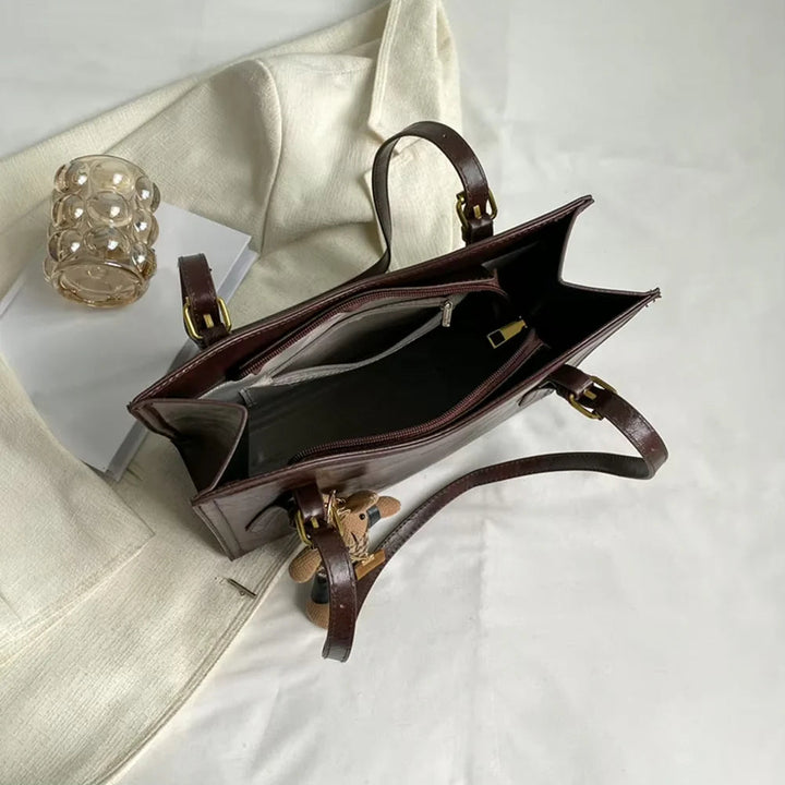 Lavina - Bolso de Hombro de Cuero vintage