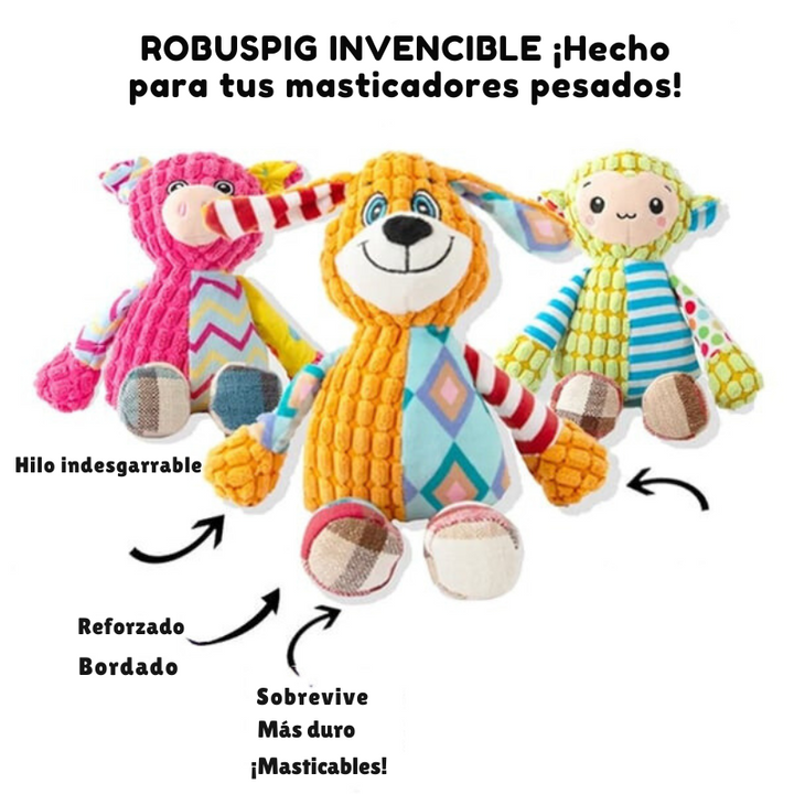 SqueakPaw - Immortal Squeaker Peluche Para Masticadores Agresivos