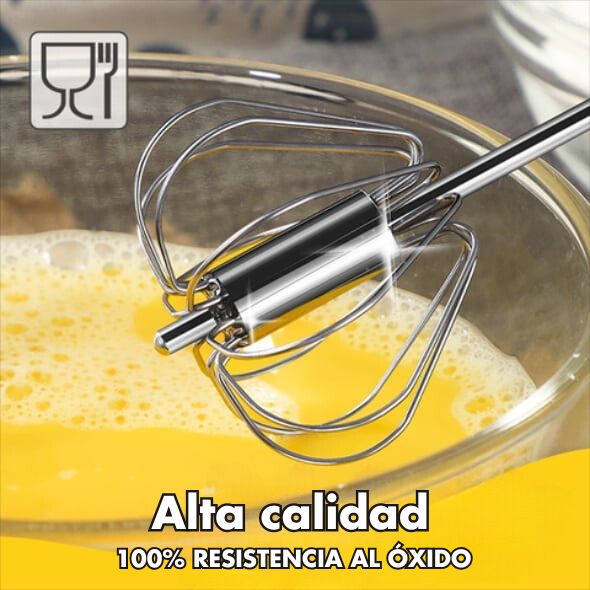 WhiskMaster - Batidora Semiautomática De Acero Inoxidable