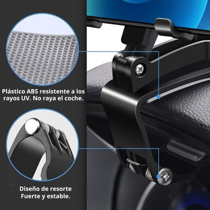 DriveHold - Soporte Multifuncional Para teléfono Móvil Para el Salpicadero del Coche