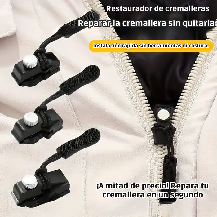 ZipperMate - Reparador Universal de Cremalleras Extraíble