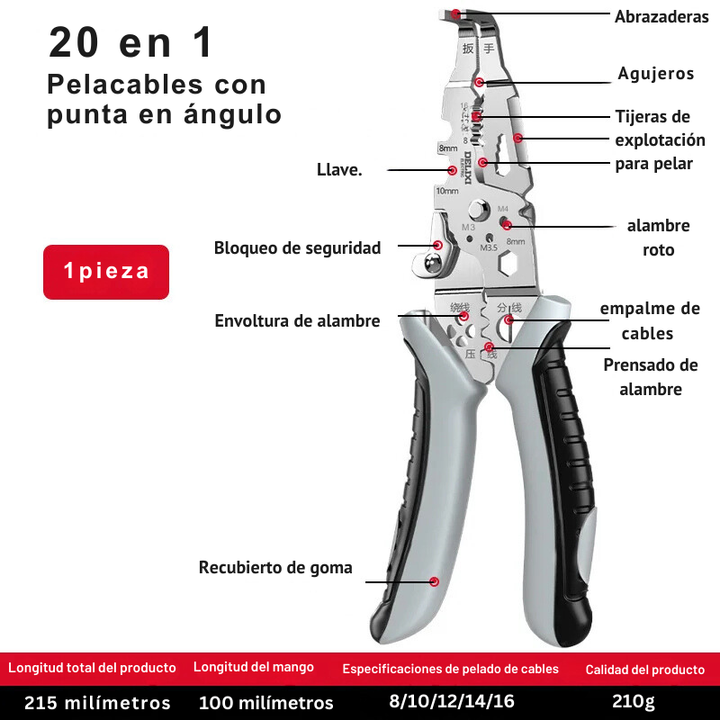 FlexiStrip - Pelacables Multifunción